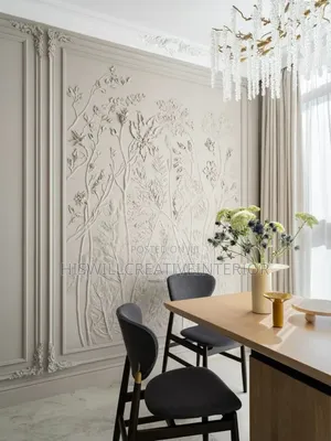 Relief Sculpture Flower Design