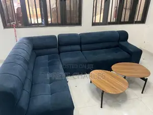 Blue Velvet Accent Chair