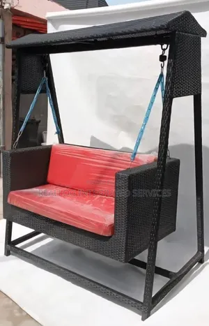 Double Rattan Swing Chair
