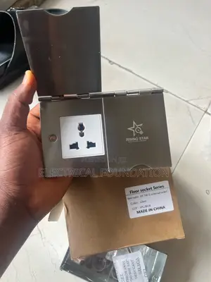 13amps Double Floor Socket Stainless Steel