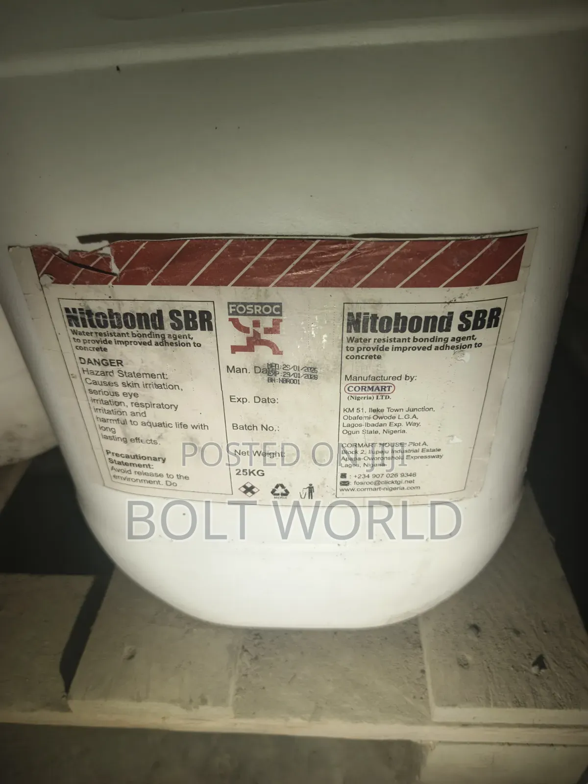Nitobond Sbr 100% Strength