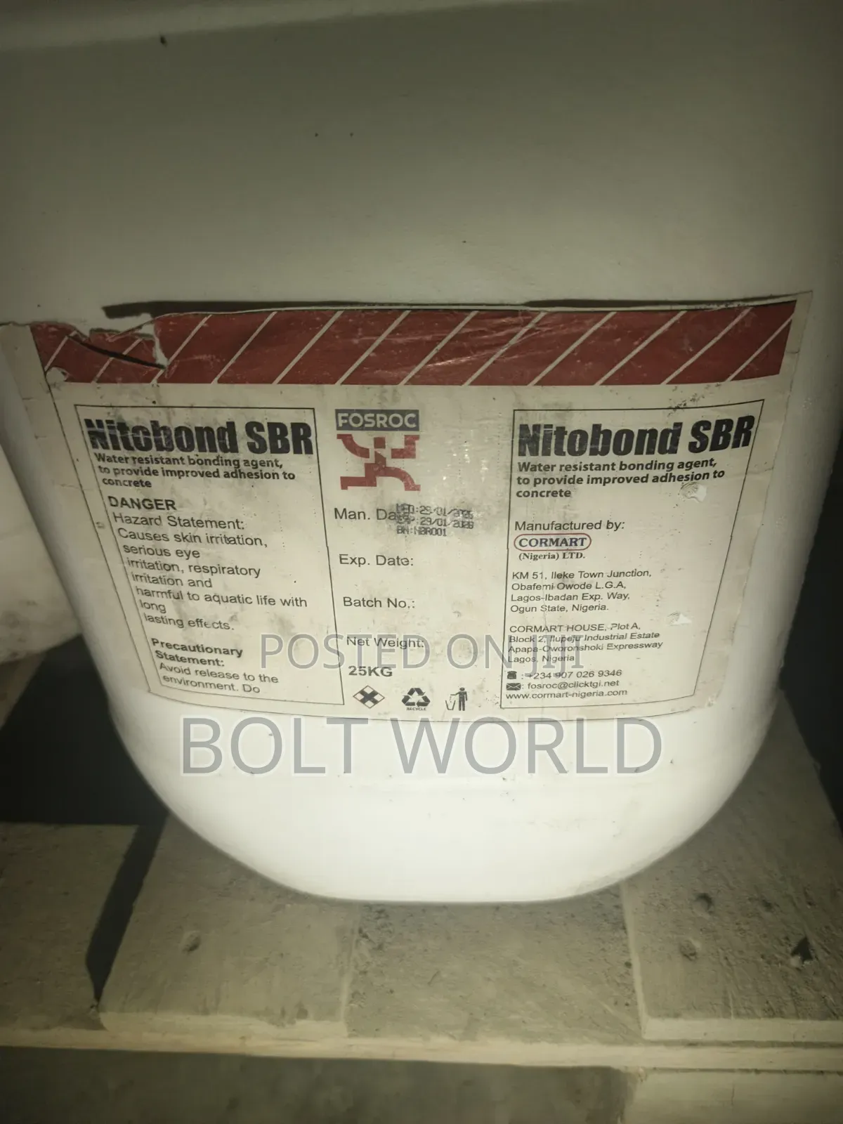 Nitobond Sbr 100% Strength