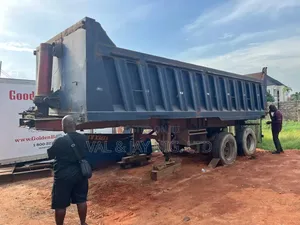 35 Tons Iron Trailer Bucket - Foreign Use - Blue Color