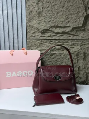 Structured Top-Handle Leather Handbags