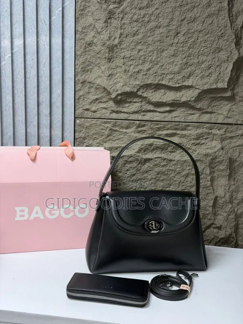 Structured Top-Handle Leather Handbags