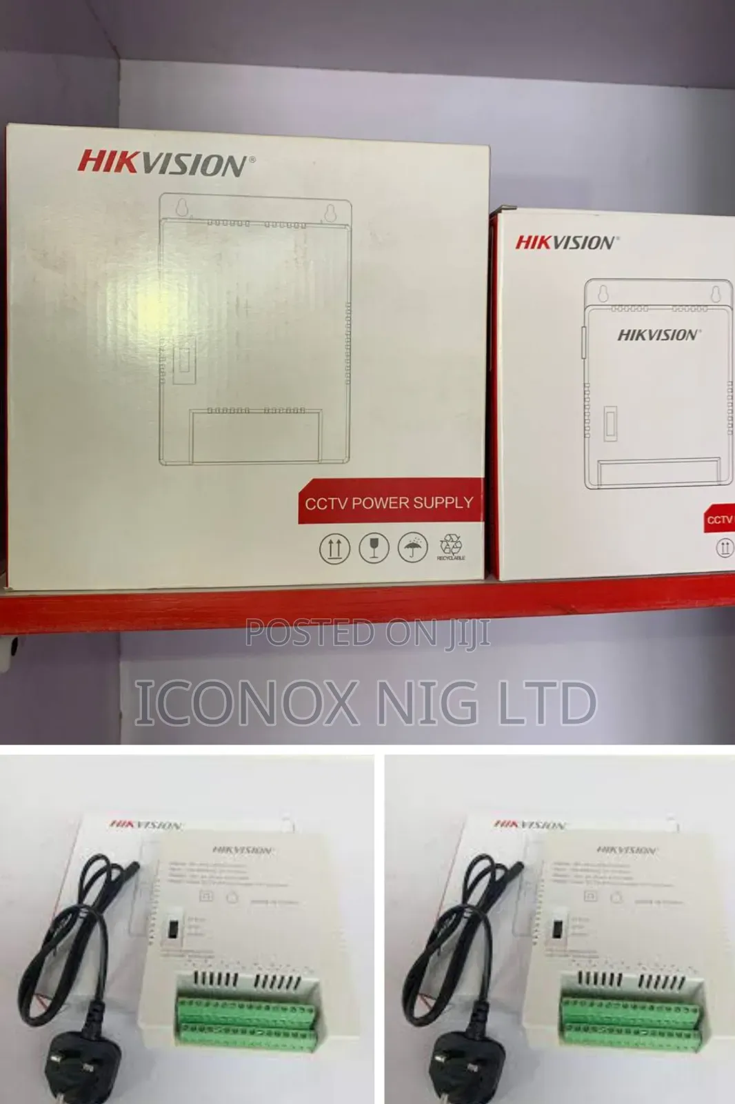Hikvision 8ch Power Adapter/ Power Supply – Ds-2fa1205-C8(Uk)(O-Std)