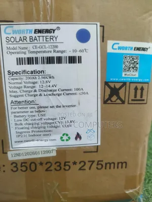 Cworth Lithium Solar Battery