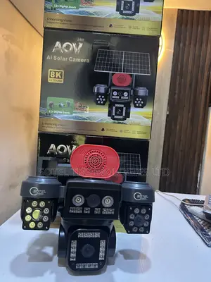 4-Lens Ai Solar CCTV Camera | PTZ | Wireless Outdoor Camera