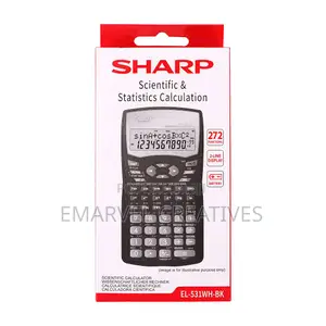 Sharp Scientific Statistics Calculator El-531wh-Bk