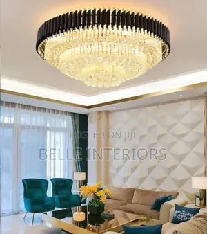 Led Postmodern Round Layer Golden