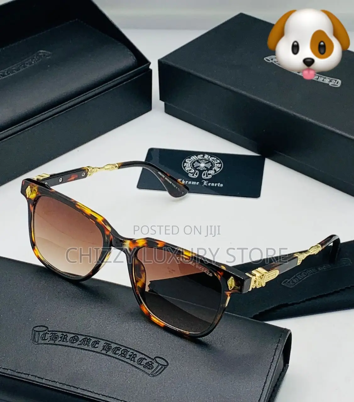 Chrome Hearts Quality Luxury Men Sunglasses