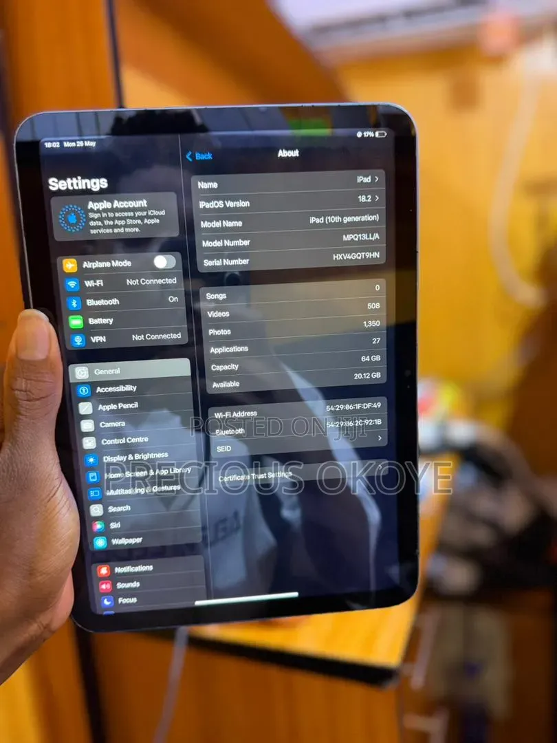 New Apple iPad 10.2 (2021) 1 TB Black