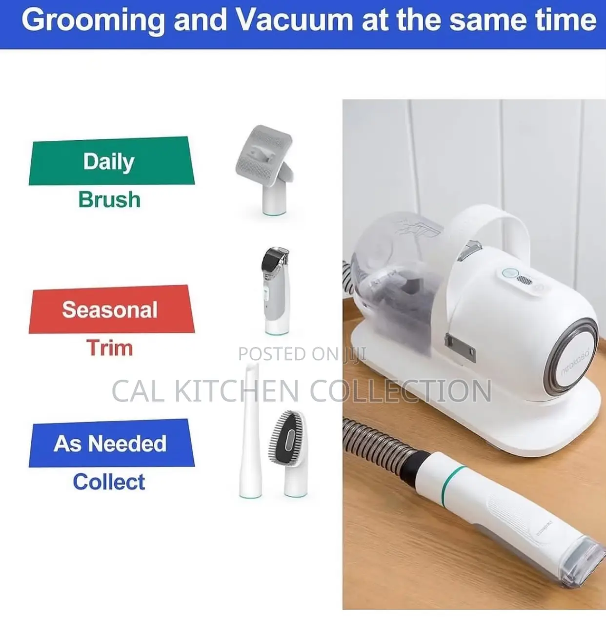Pet Play Grooming Kit Vacuum