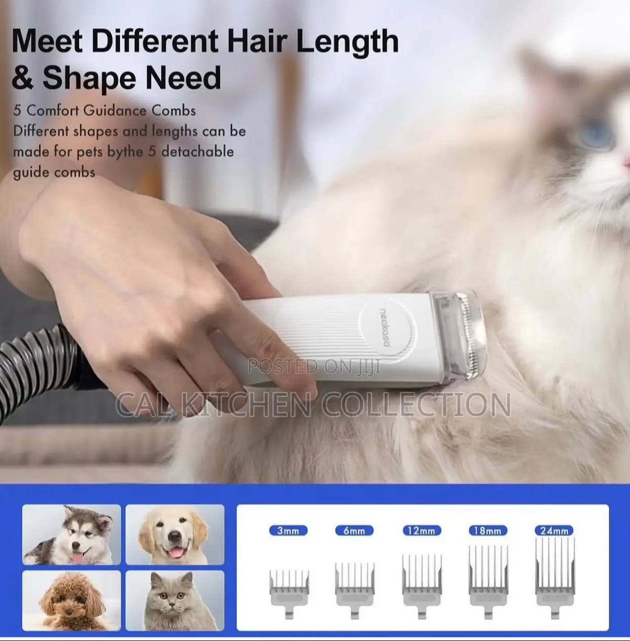 Pet Play Grooming Kit Vacuum