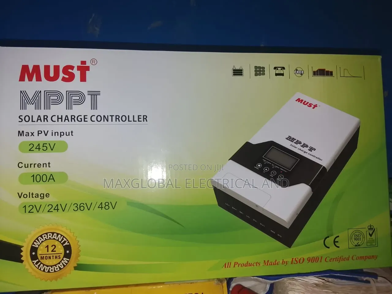 Must 100a MPPT Charger Controller