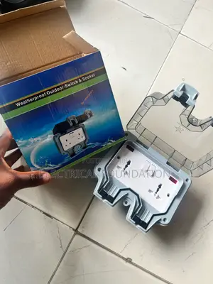 13amps Double Weatherproof Socket (Mk)