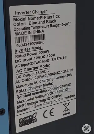 1.2kva 12v Hybrid Inverter