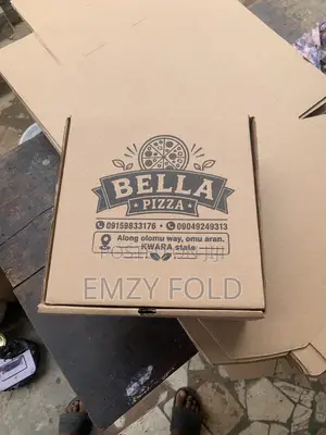 Plain Corrugated Pizza Box
