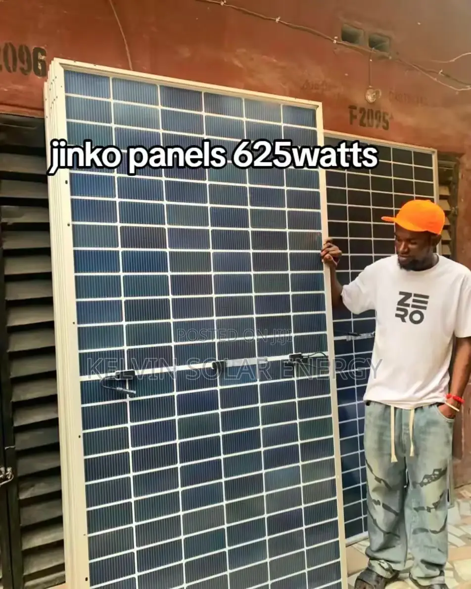 Jinko 625w Mono Solar Panel – High Efficiency, Heavy Duty