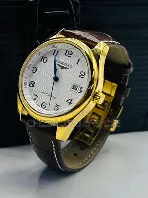 Longines Quality Luxury Men Genuine Leather Wristwatch
