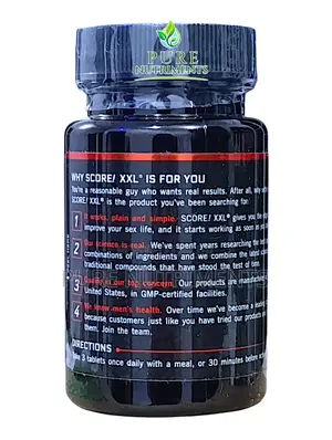Force Factor Score XXL 30 Tabs for Male Performance, Stamina