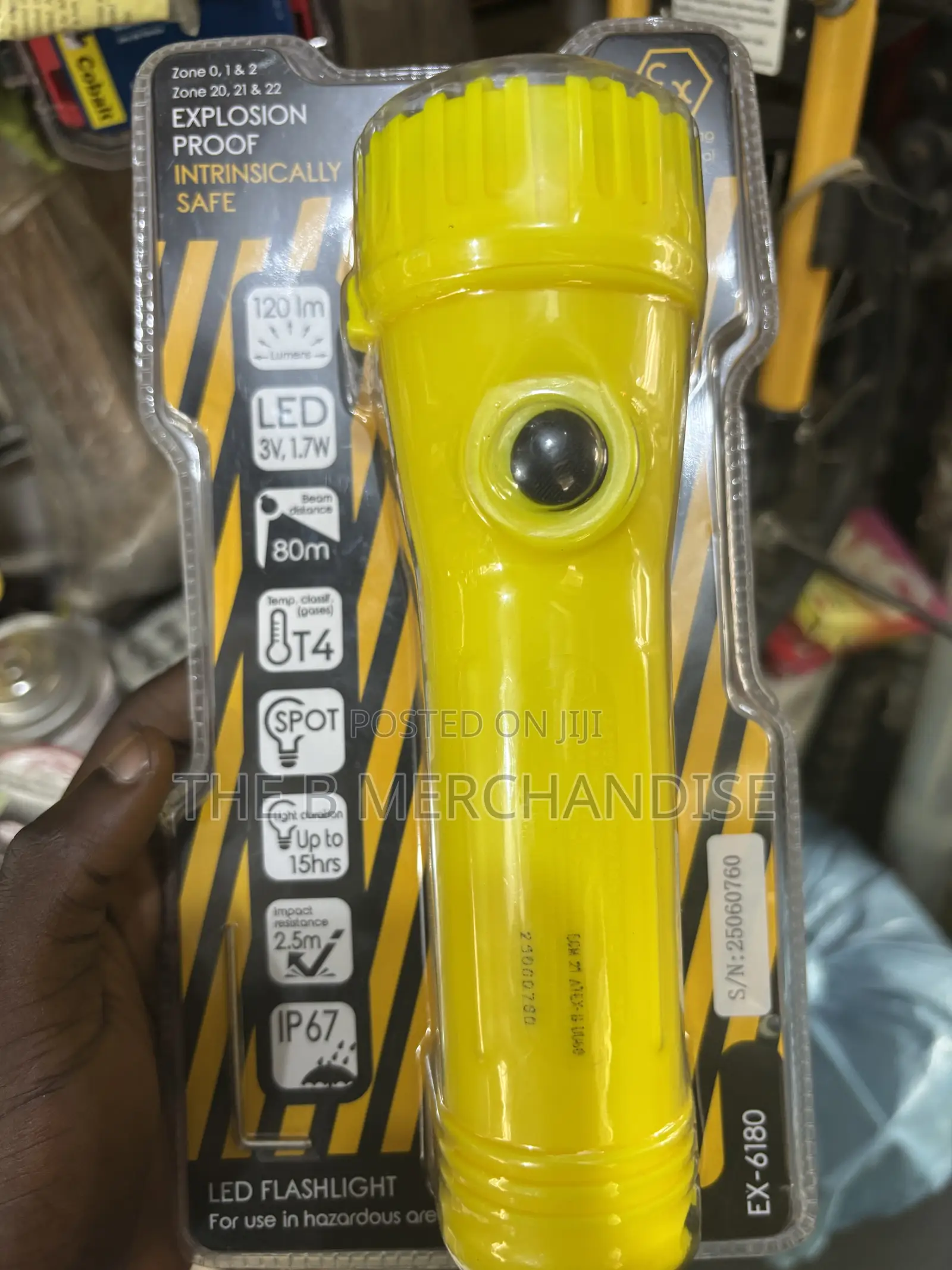 Explosion Proof Led Flashlight (Model Ex-6180)