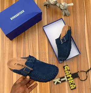 Birkenstock Quality Luxury Men Genuine Leather Sandals
