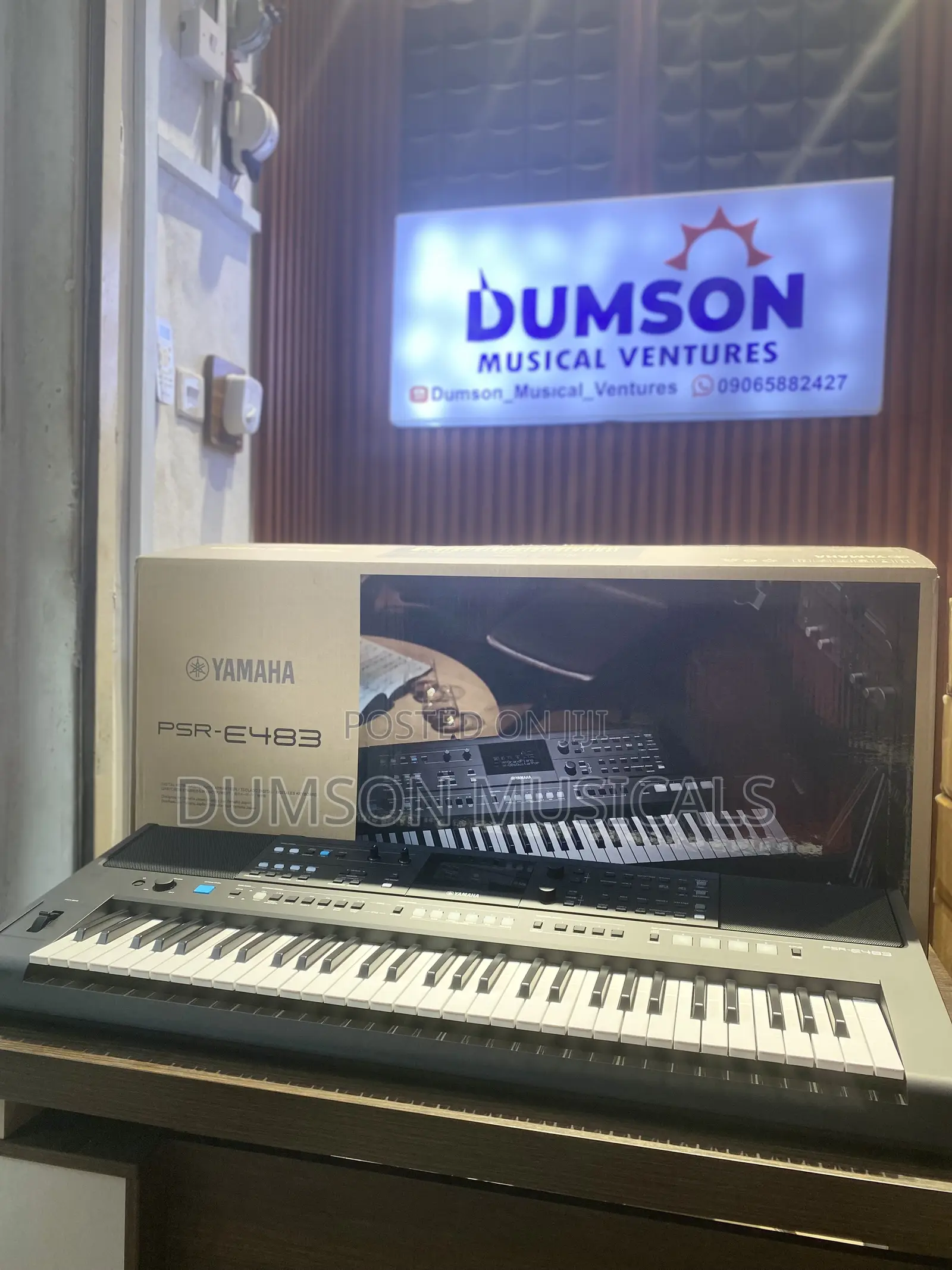 Yamaha PSR-E483 Portable 61-Key Keyboard