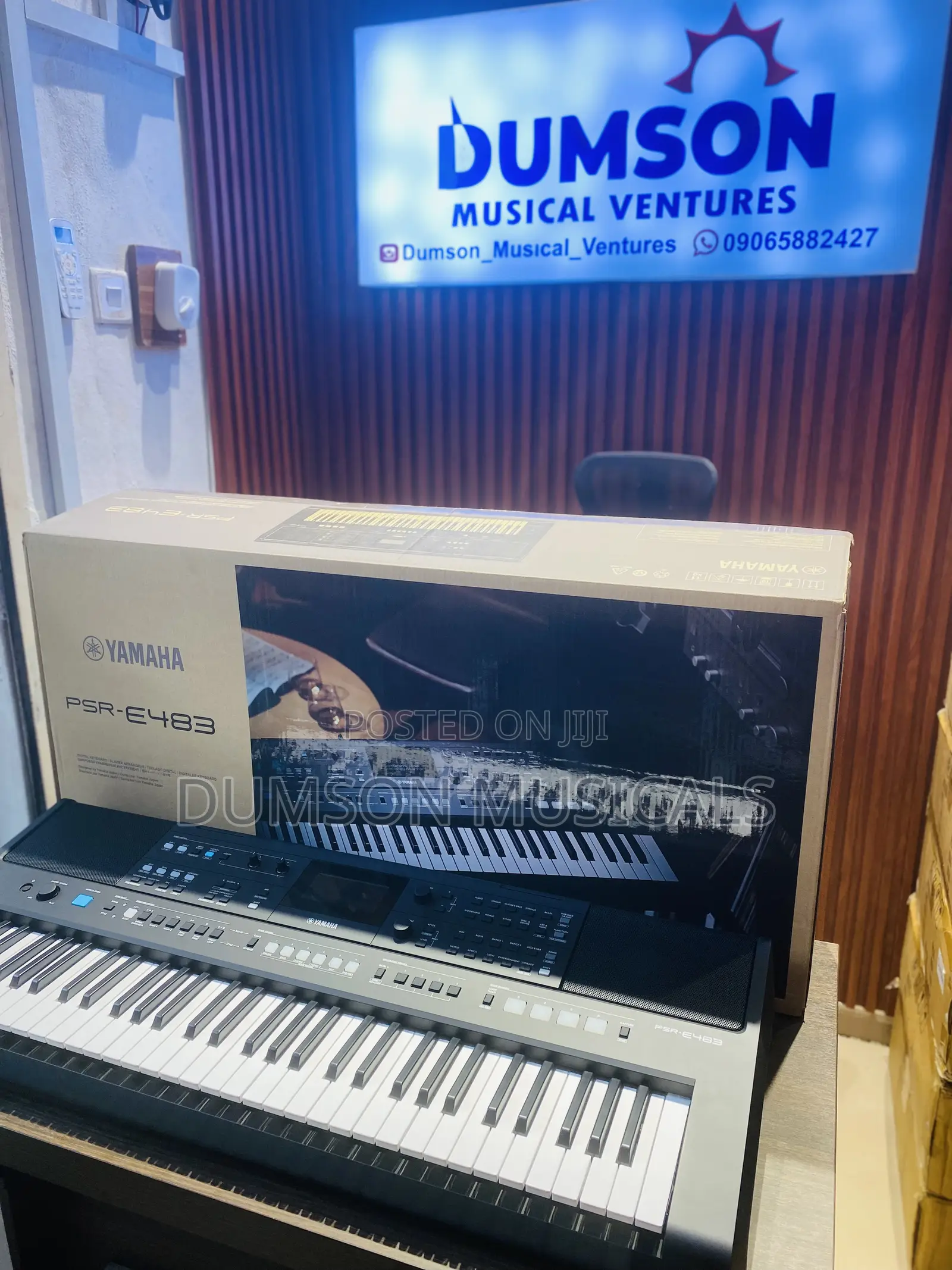 Yamaha PSR-E483 Portable 61-Key Keyboard