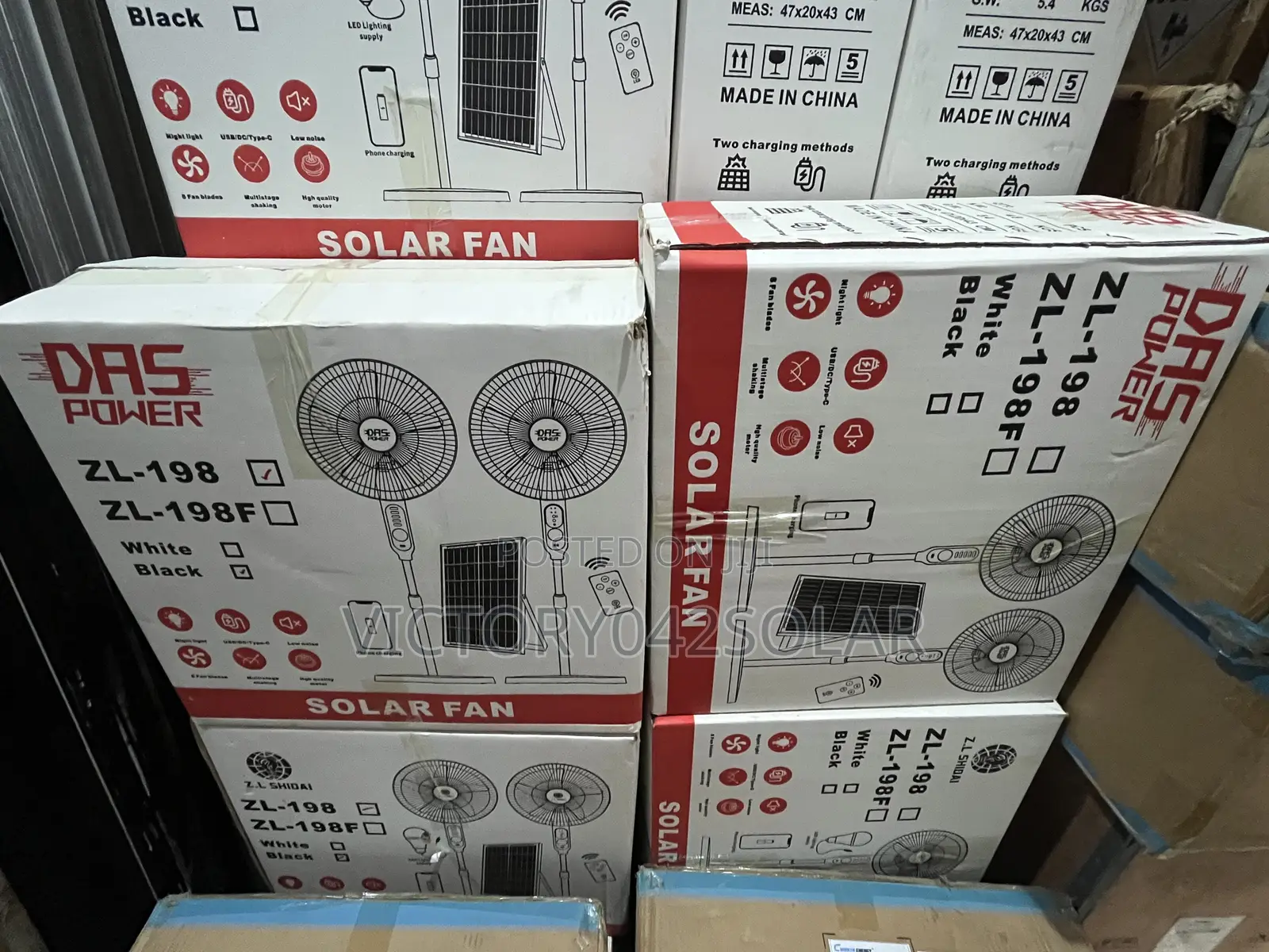 16inch Solar Fan Available in Store