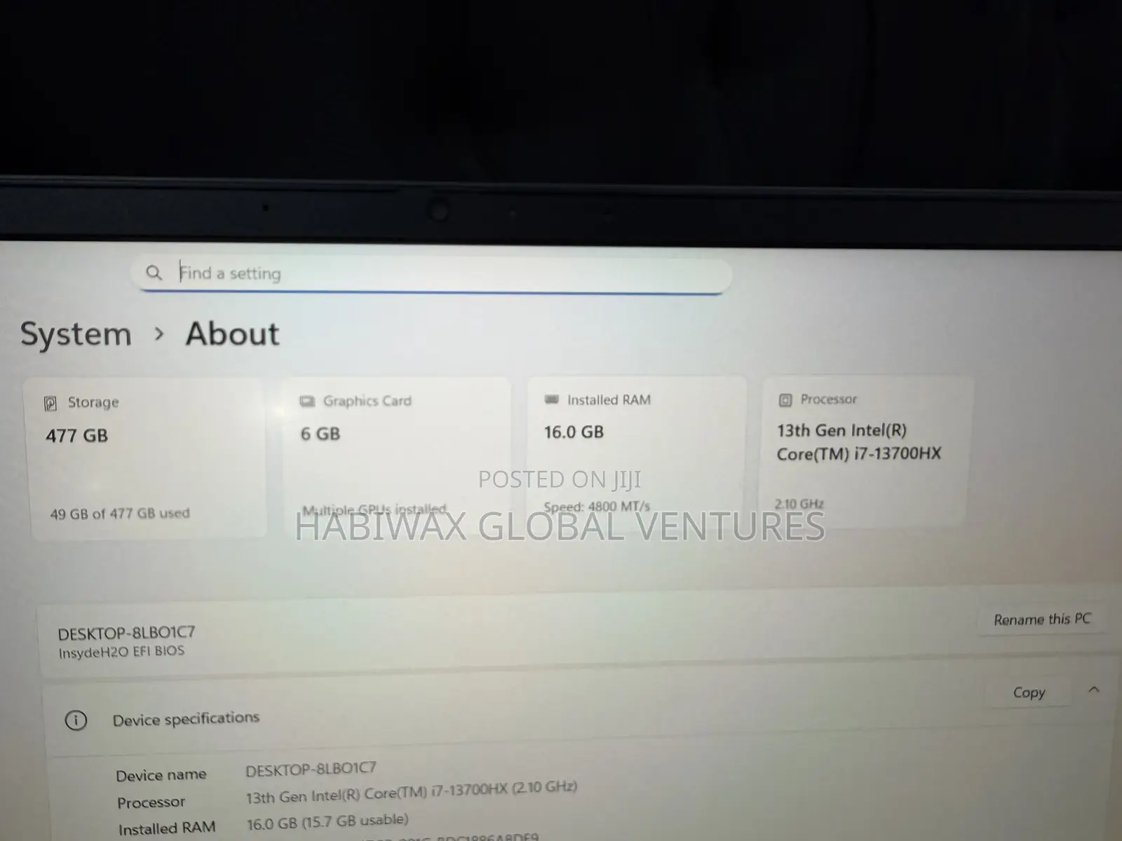 Laptop HP Victus 16 16GB Intel Core i7 SSD 512GB