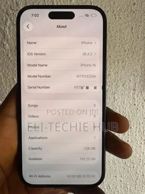 Apple iPhone 15 128 GB Black