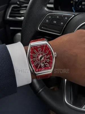 Franck Muller Quality Luxury Men Genuine Leather Wristwatch