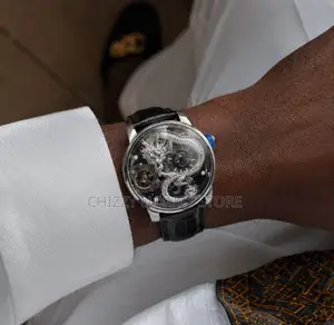 Hanboro Authentic Quality Luxury Men Automatic Engine Wristwatch