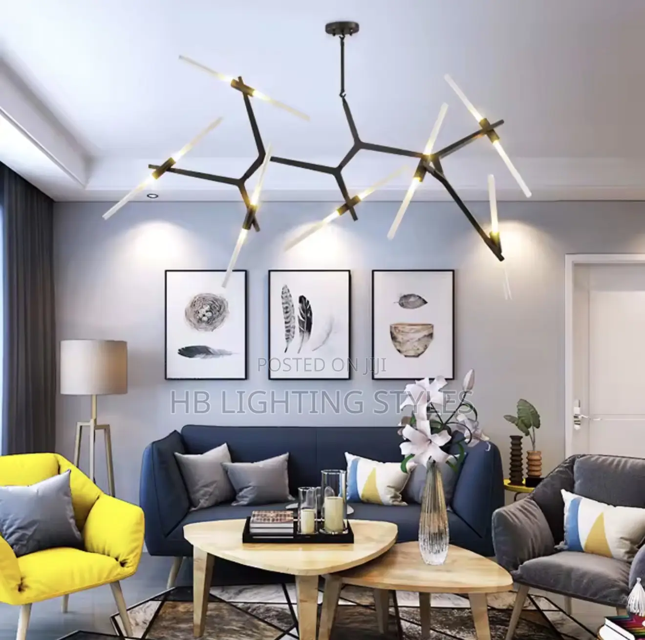 Rural Molecule Chandelier