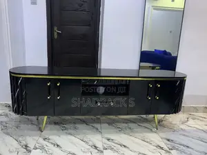 Tv Stand, Black in Color