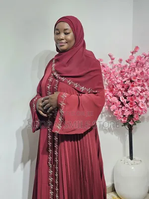 Dubai Lux Plated Abaya