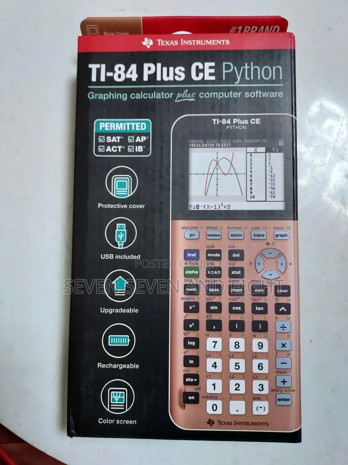Tiexas Instruments Ti 84 Plus Ce Python Graphing Calculator+Free Pouch