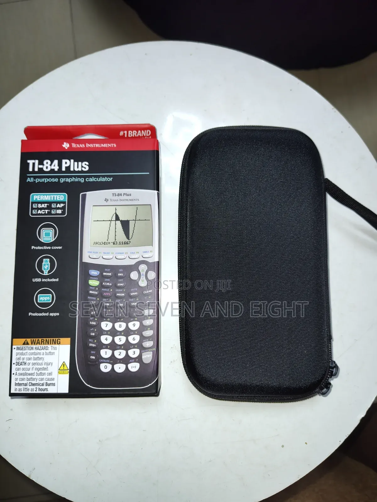 Texas Instruments Ti-84 Plus Graphing Calculator+Free Pouch