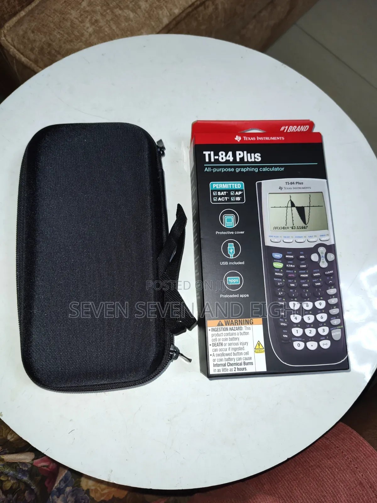 Texas Instruments Ti-84 Plus Graphing Calculator+Free Pouch