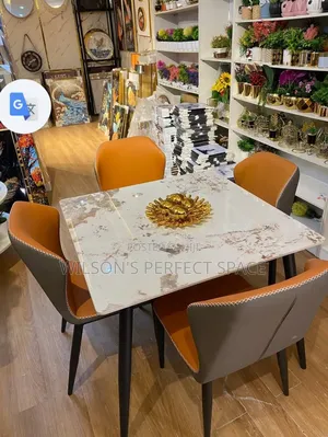 Unique Imported Marble Top Dinning / Restaurant Set