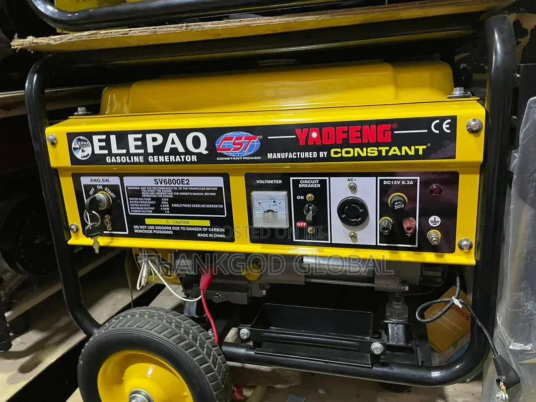 Original Elepaq Constant 4.5kva Keystart Generator