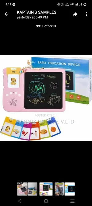 Early Education Device With LCD Tablet