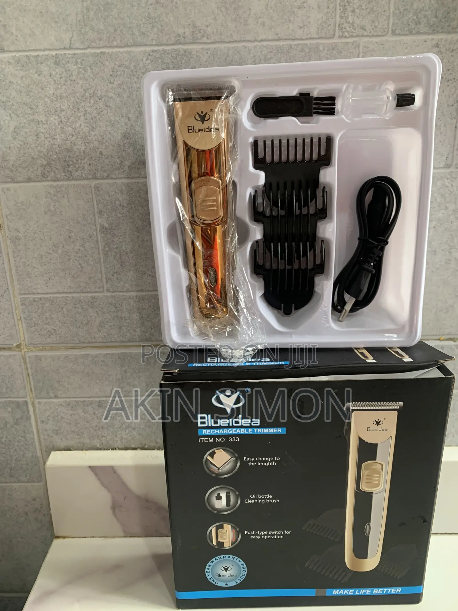 Blue Idea Rechargeable Trimmer