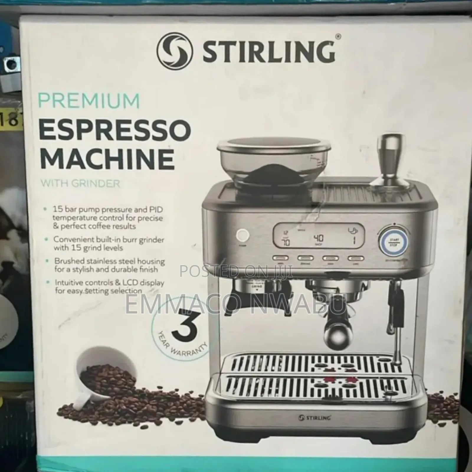 Stirling Premium Espresso Machine