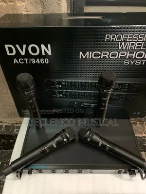 Dvon 4 in 1 Professional Wireless Microphone