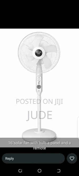 Solar/ Electric Rechargeable Fan