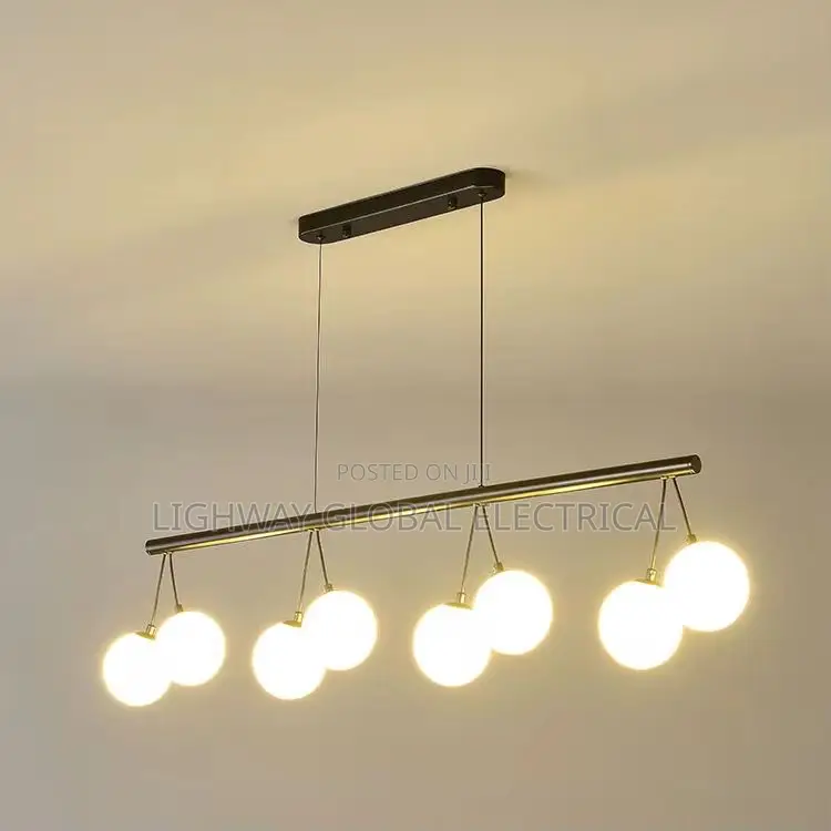 Cherry  Magic Bean White Glass Ball Chandelier