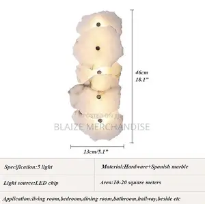 Marble Wall Light Led Wall Mount Lamp