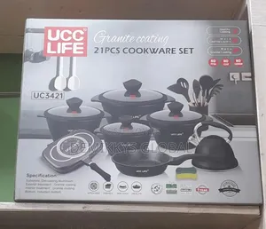 Ucc Life Granite Coating Pot Set 21 Pcs